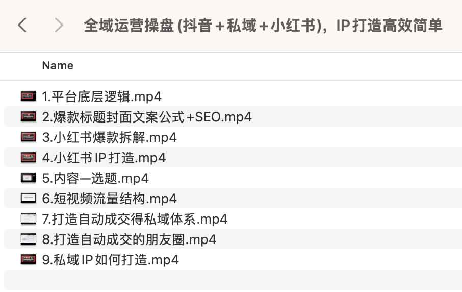 图片[1]-抖音+私域+小红书全域运营操盘，高效简单打造IP-91杂货铺