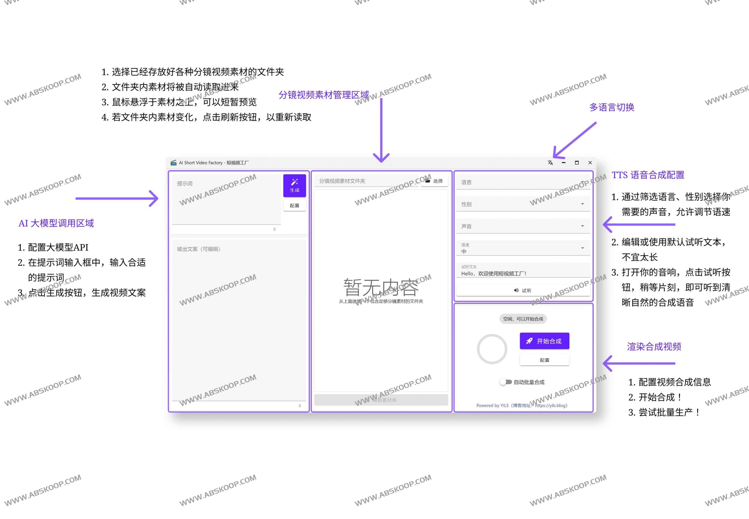 AI短视频工厂(Short Video Factory):开源跨平台的一键成片与AI批量混剪工具 AI短视频工厂(Short Video Factory):开源跨平台的一键成片与AI批量混剪工具