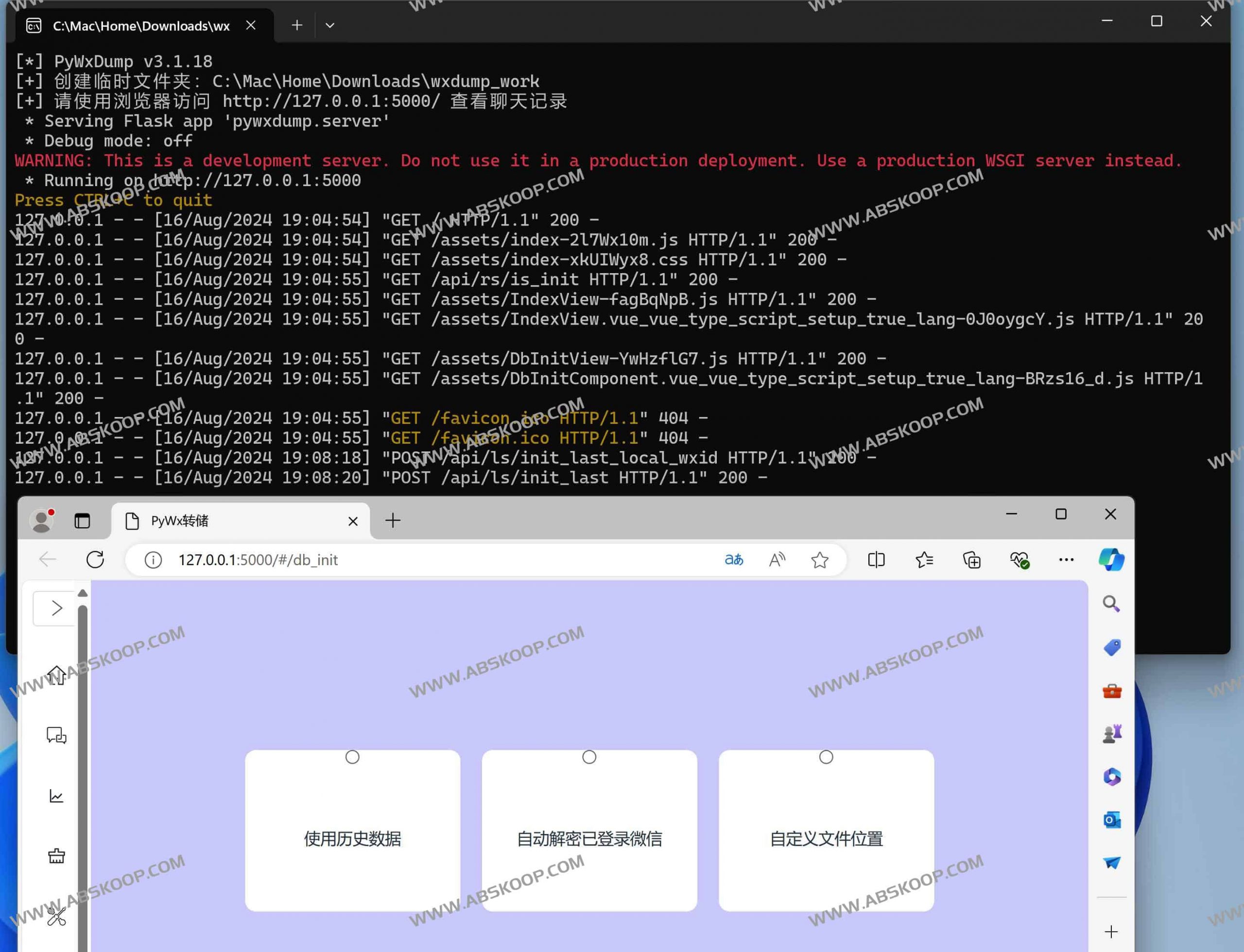 PyWxDump：PC微信数据库读取解密脚本 聊天记录查看工具-91杂货铺