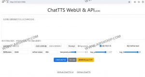 ChatTTS webUI & API-在网页使用 ChatTTS 将文字合成为语音-91杂货铺