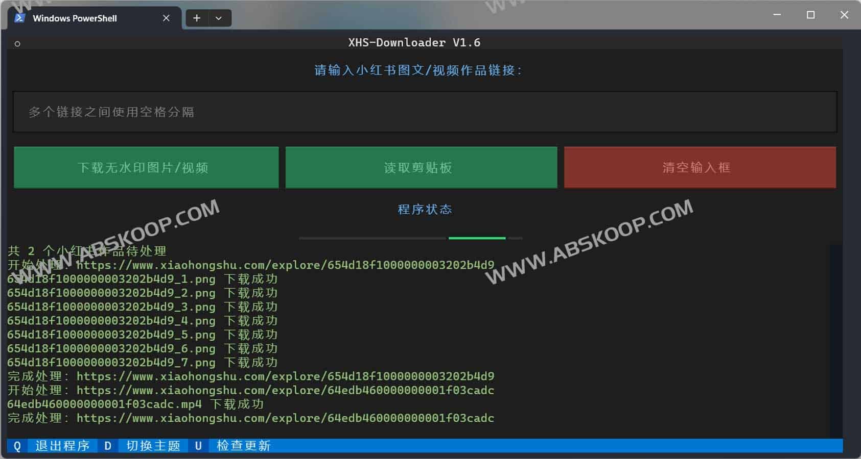 XHS Downloader-免费开源小红书图文视频作品采集工具 XHS Downloader-免费开源小红书图文视频作品采集工具