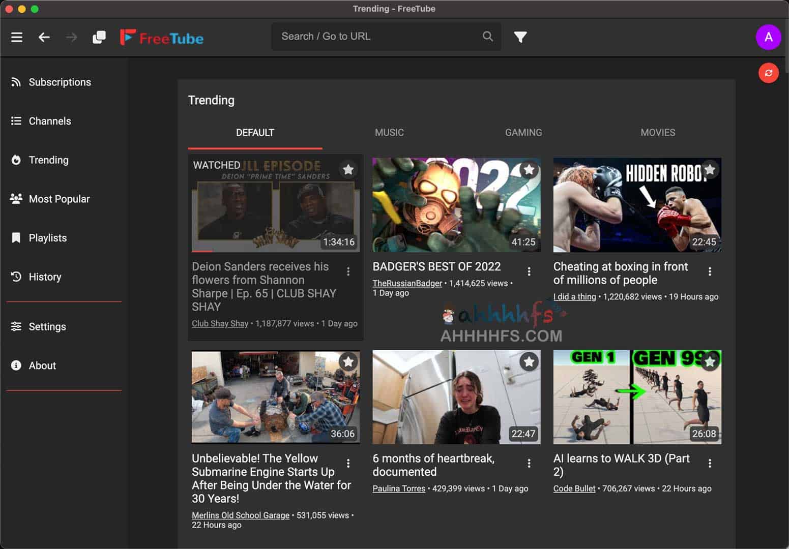 免费开源YouTube第三方客户端 去广告-FreeTube 免费开源YouTube第三方客户端 去广告-FreeTube