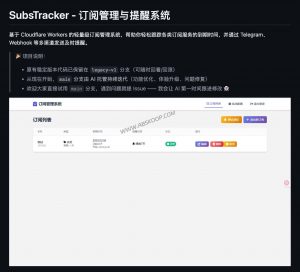 SubsTracker 评测：基于 Cloudflare Workers 的订阅管理系统，适合做续费提醒与成本控制-91杂货铺