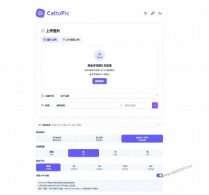 CattoPic：基于Cloudflare的开源自托管图床，支持标签管理与格式转换-91杂货铺
