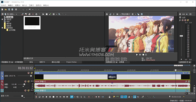 视频剪辑软件：MAGIX VEGAS Movie Studio Platinum 17.0.0.223 学习版-91杂货铺