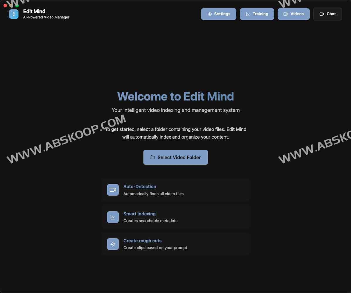 Edit Mind:AI 本地视频索引与语义搜索工具 Edit Mind:AI 本地视频索引与语义搜索工具
