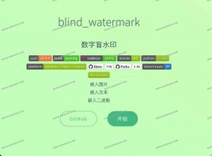 Blind Watermark：图片盲水印工具，无需原图即可提取水印-91杂货铺