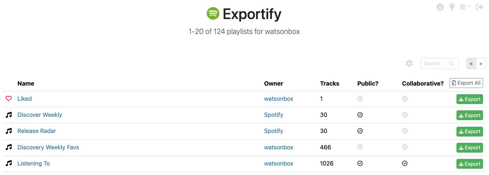 Exportify：Spotify播放列表一键导出工具 轻松备份你的音乐收藏-91杂货铺