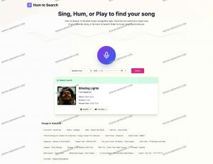 Hum to Search：哼唱就能识别歌曲的AI音乐搜索工具-91杂货铺