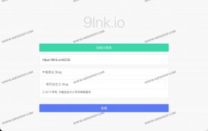 9lnk.io：免费短链接生成工具，支持自定义短网址-91杂货铺
